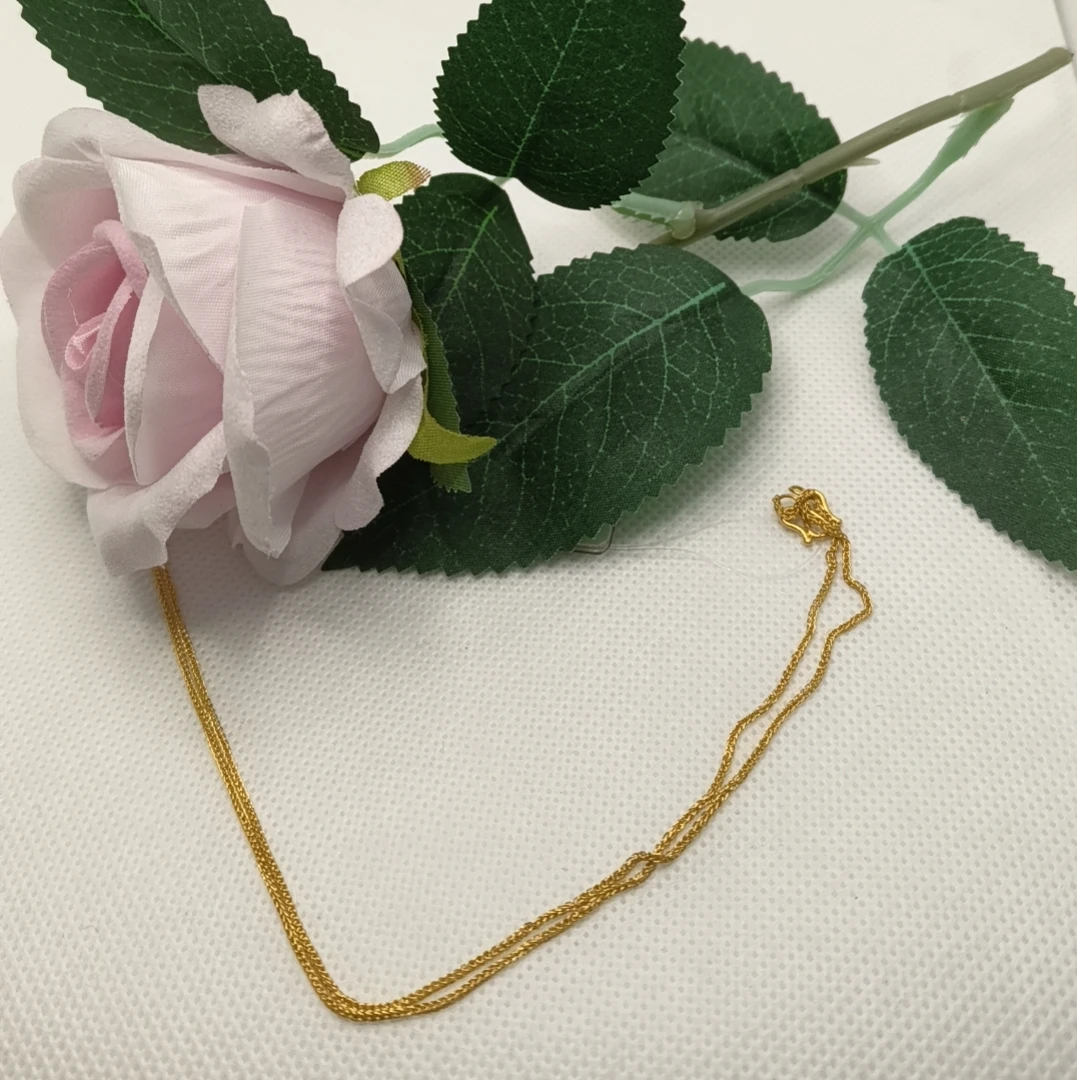 红飞珠宝足金项链