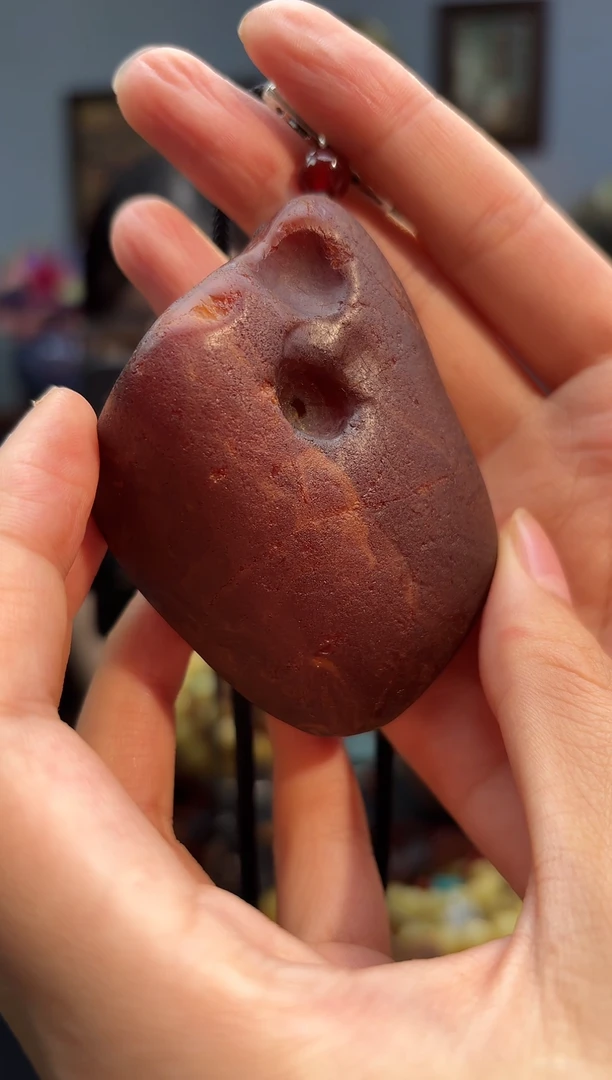 琥珀颈饰未镶嵌吊坠