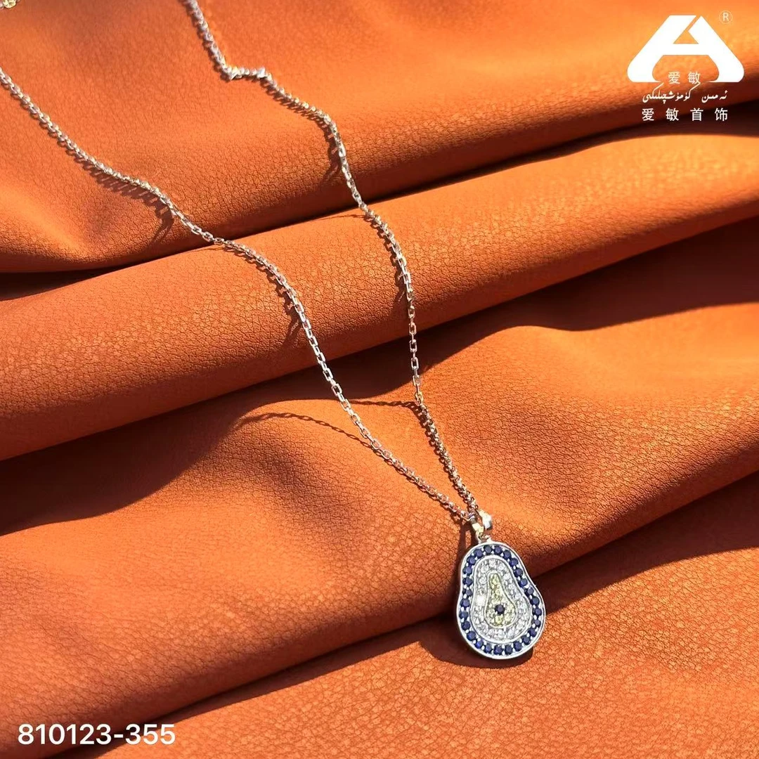 非金属仿珍珠项链 爱敏首饰银项链810123