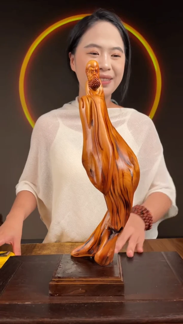 柏木（崖柏）手工摆件,先抢先得! 编号:46