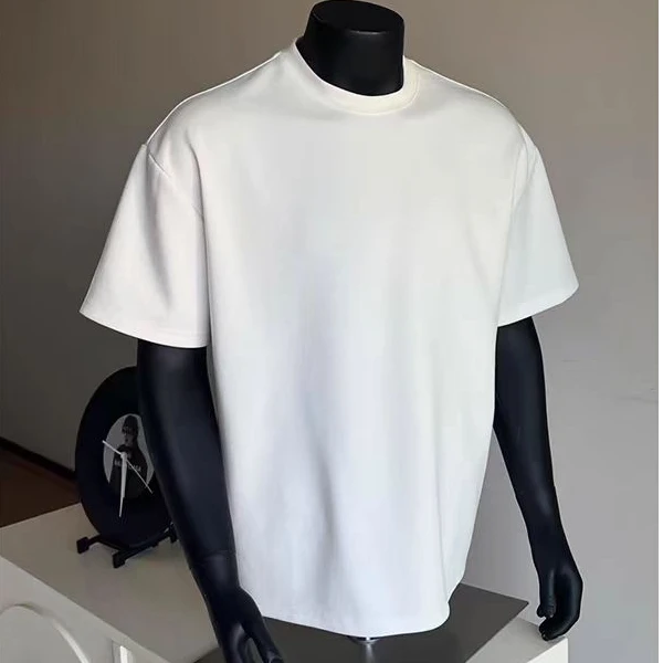 【250g重磅】新疆棉男士ins纯棉打底衫短袖t恤男2025夏季新款上衣