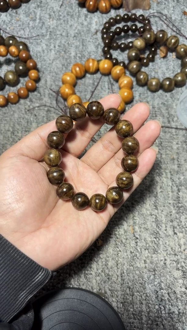 金丝楠手串/手链阴沉金丝楠1.5单圈150