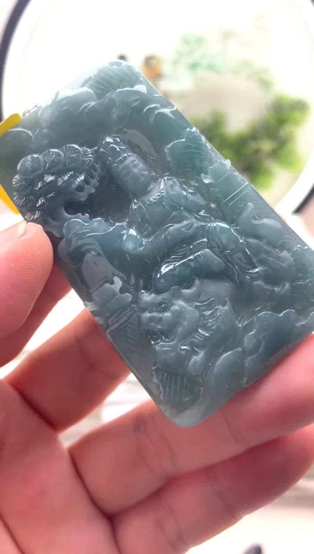 颈饰未镶嵌翡翠文殊