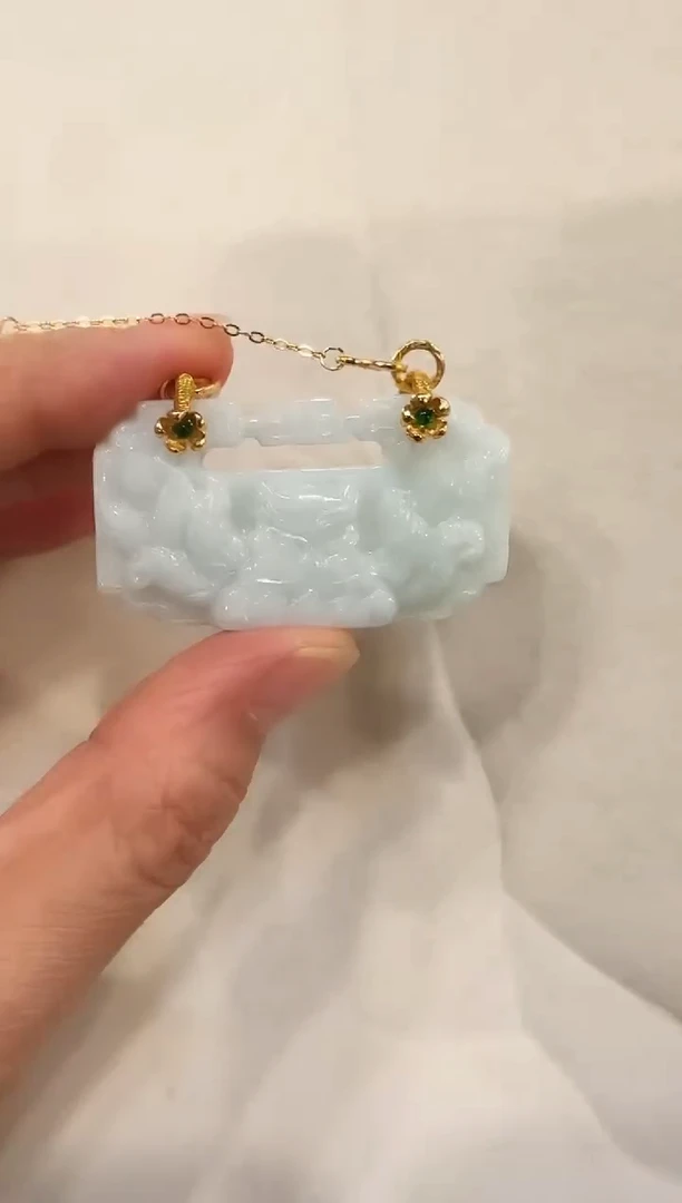 颈饰未镶嵌翡翠国风