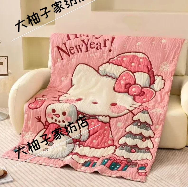 【新年猫猫】150*200超柔纯棉泡芙被亲肤棉纱四季通用盖被