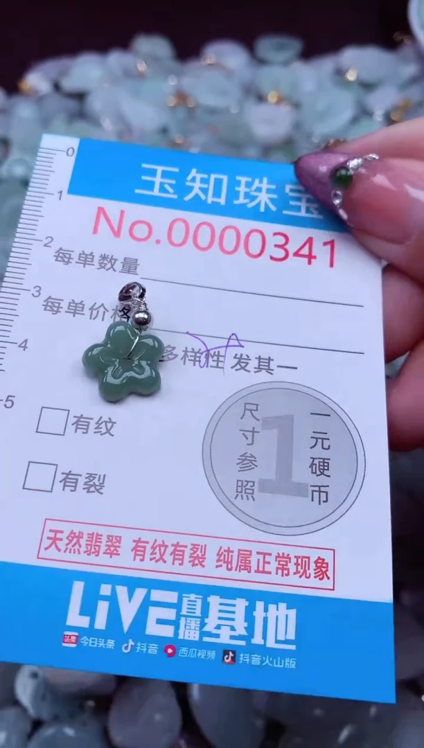 吊坠(不含链)未镶嵌翡翠341