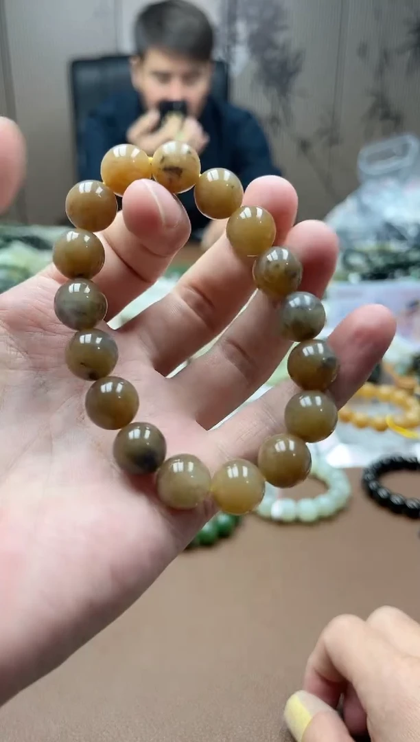 未镶嵌手串和田玉糖青花12