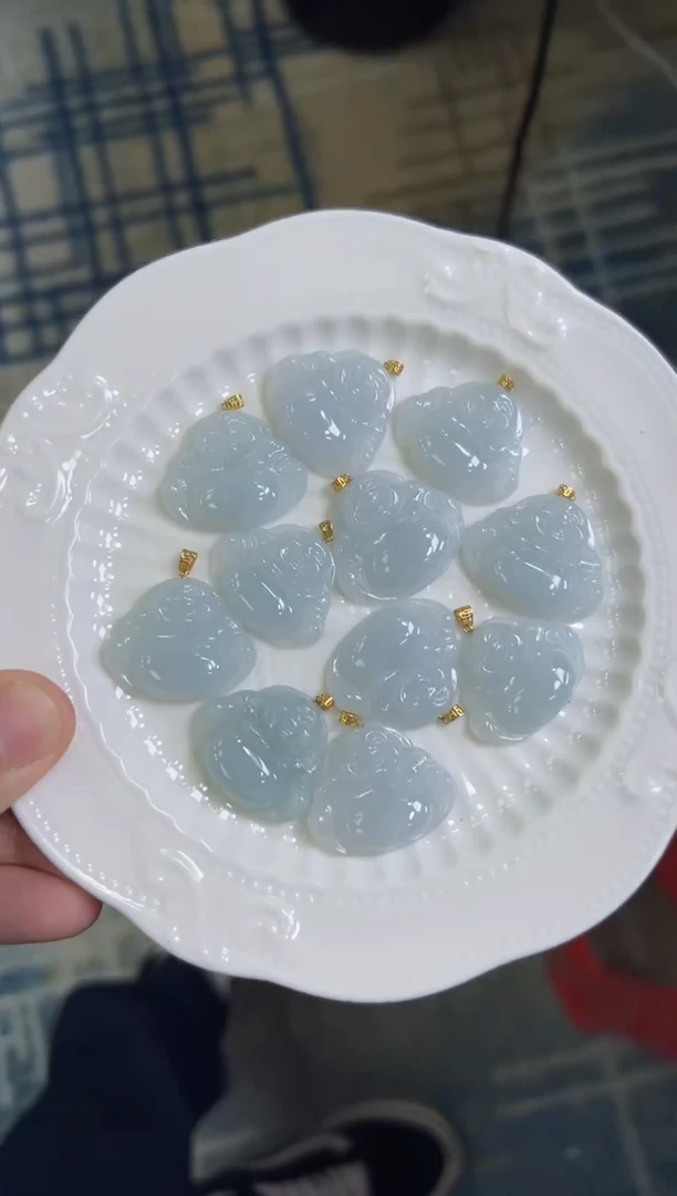 翡翠18K金镶嵌颈饰多样性发一件/4