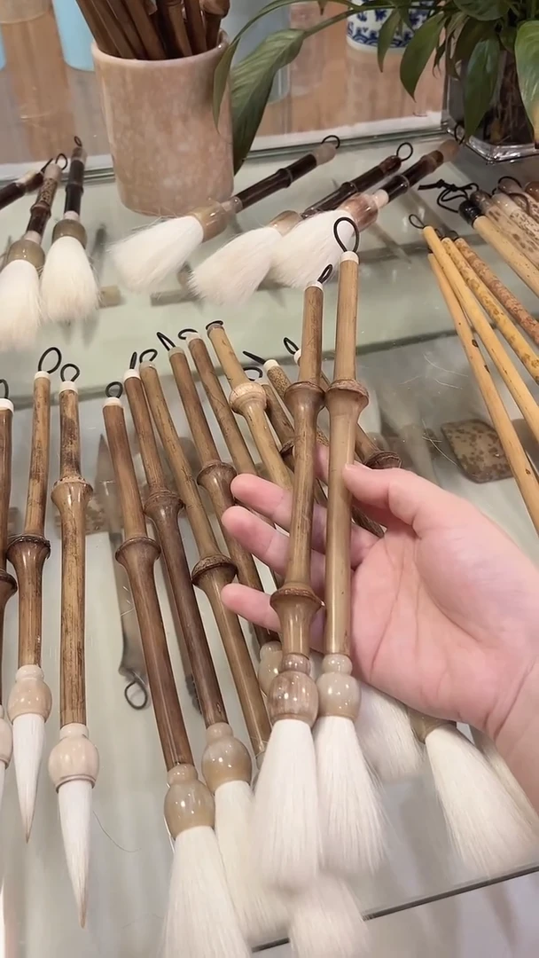 【清水试笔，拒绝蘸墨】墨琳笔庄毛笔2支