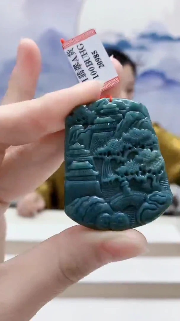 颈饰未镶嵌翡翠4852ry-jj挂件40