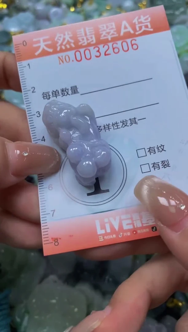 翡翠未镶嵌颈饰闪购0032606