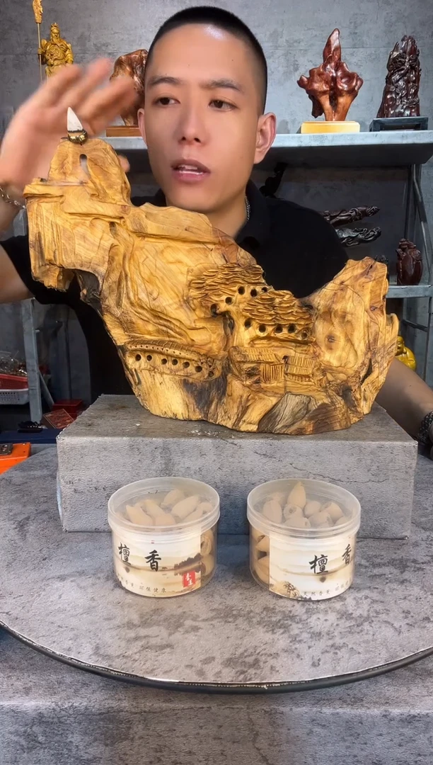 金丝楠金丝楠木精工雕刻摆件