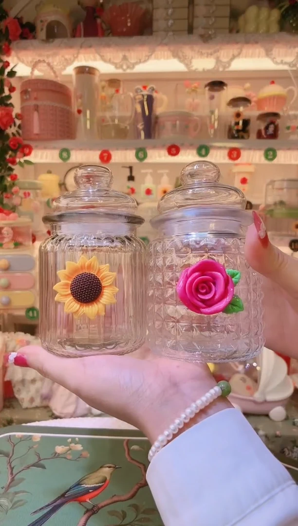 开播福利，仅剩一件！花朵密封罐2个
