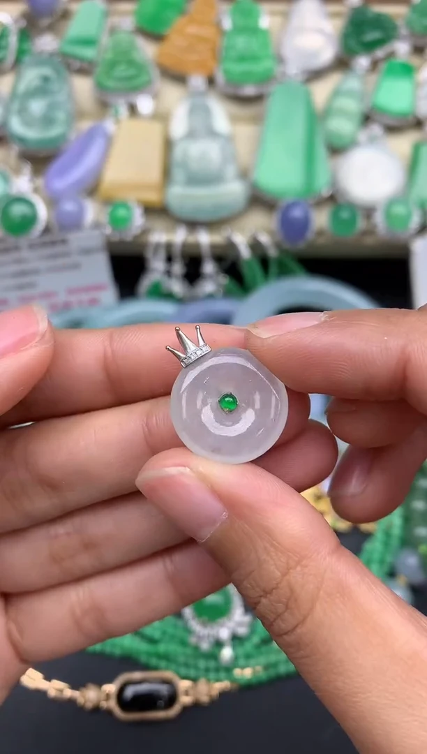 【闪购商品】翡翠颈饰18K金镶嵌31-中国好珍宝