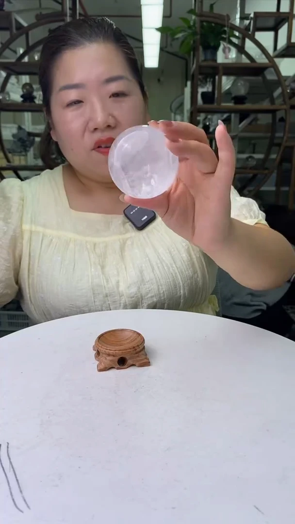水晶珠宝半成品未镶嵌白水晶球D770