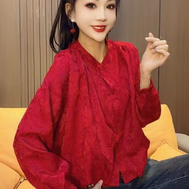 27338#洋气时尚衬衫(衣长53cm左右)