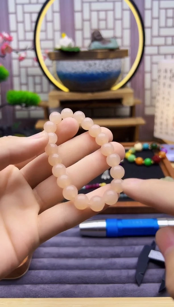 手链14K金镶嵌和田玉S632