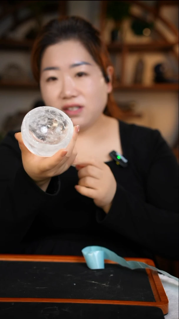 未镶嵌珠宝半成品水晶白水晶碗D638