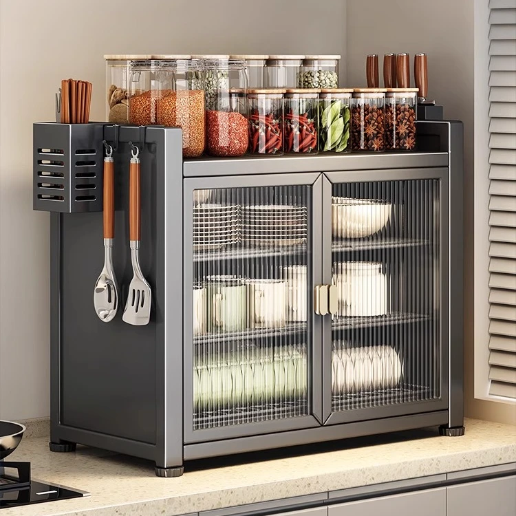 优勤厨房碗碟收纳架台面收纳盒家用碗盘碗筷置物架多功能沥水碗柜