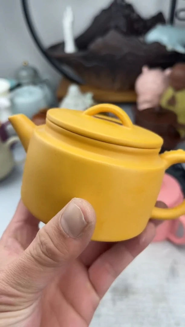 【闪购商品】黄色凤鸣汉瓦壶容量150大清仓