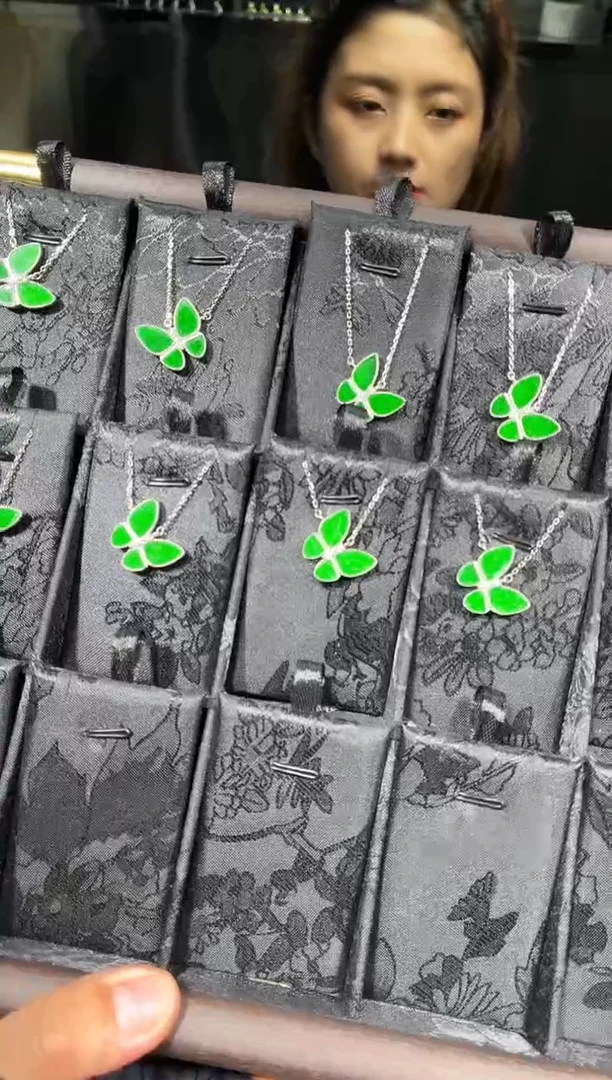 银S925镶嵌定制翡翠40定制翡翠-多样性发货（发其一）