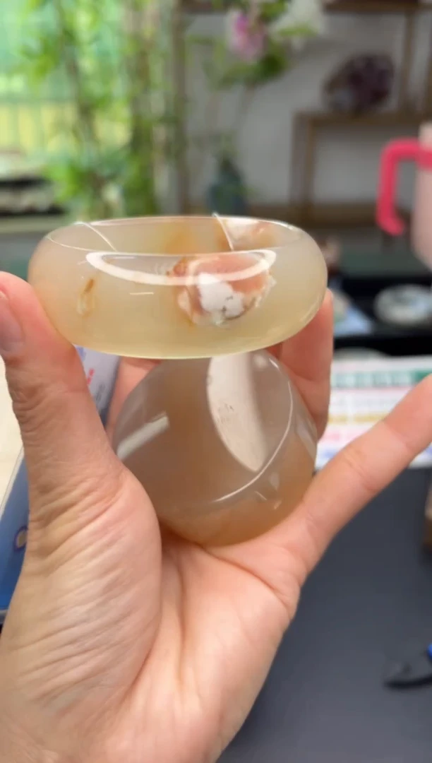 【闪购商品】石英质玉手镯未镶嵌C38653(圈赠送镯心)