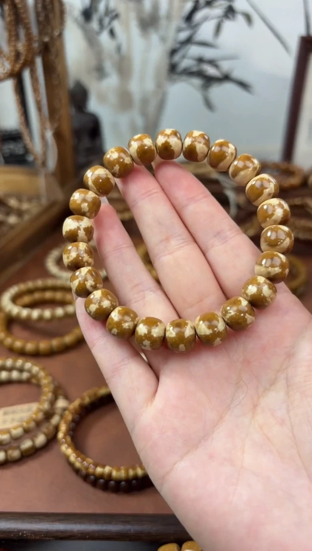 手串紫金鼠10.9实心紫金鼠三叶草熊猫老型