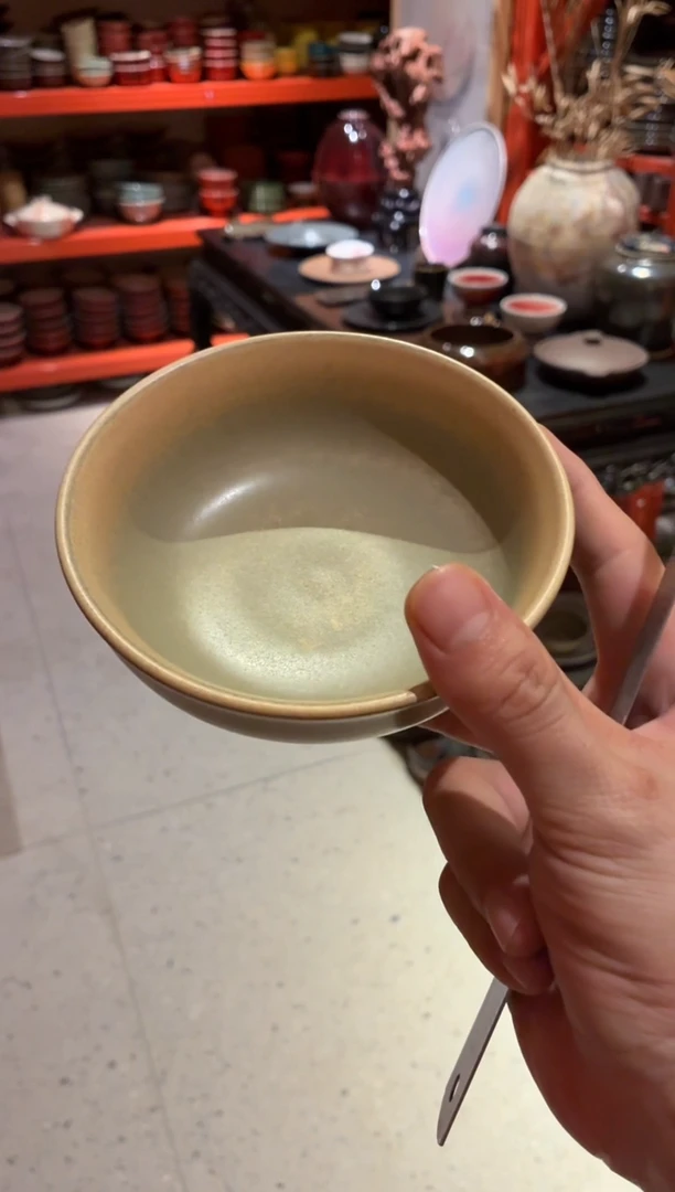 瓷片叨*190黄色小碗1个