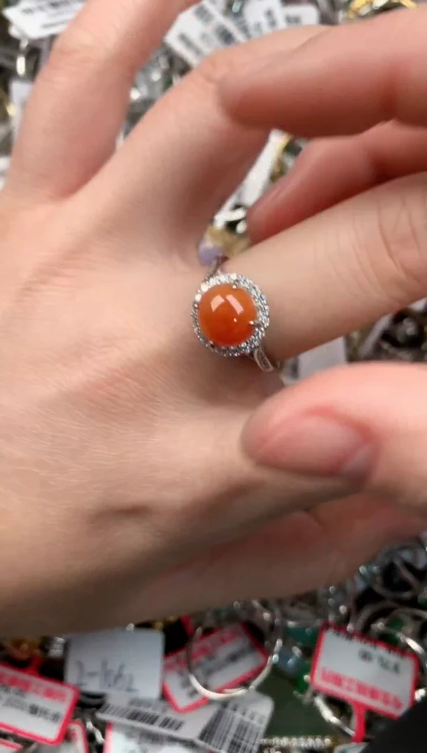 银S925镶嵌戒指翡翠11-11    4