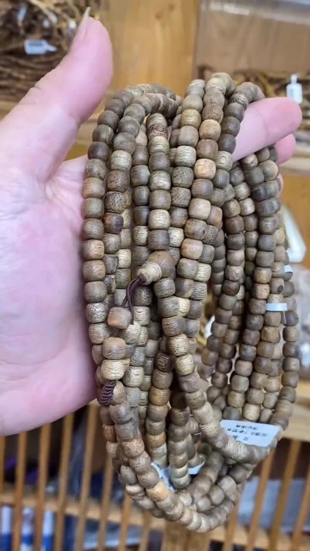 沉香手串文莱老型长串虫漏0.7多样性发其一