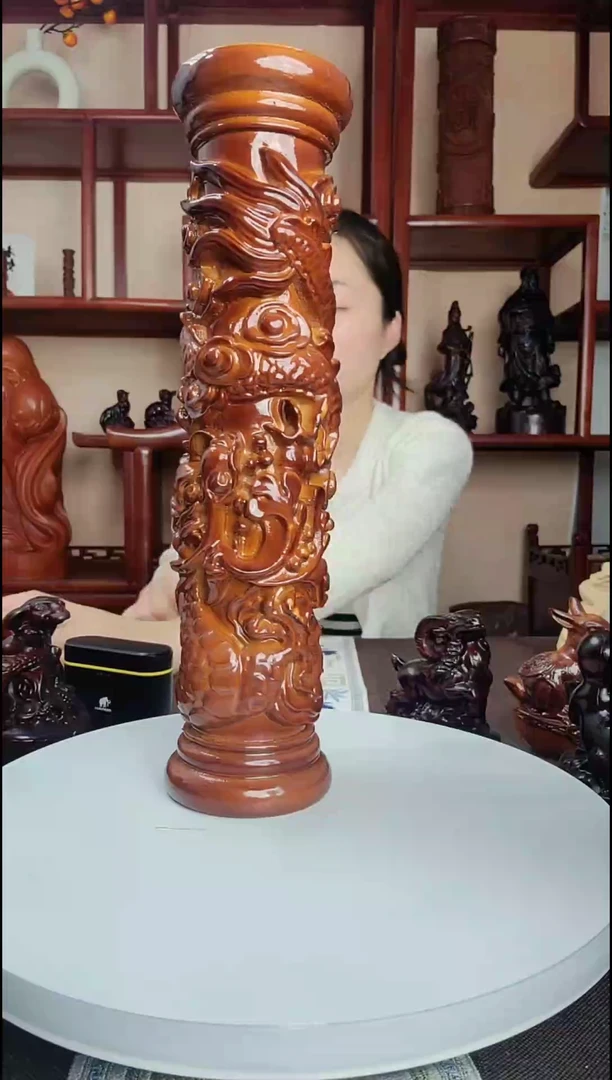 紫檀木类端景台ljzm雷击枣木