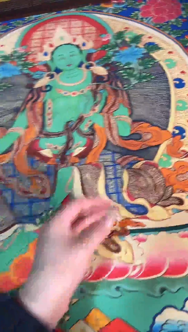 卷轴画精品唐卡===藏藏-旧