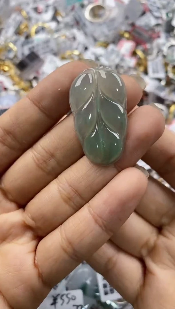 未镶嵌戒指翡翠555----1