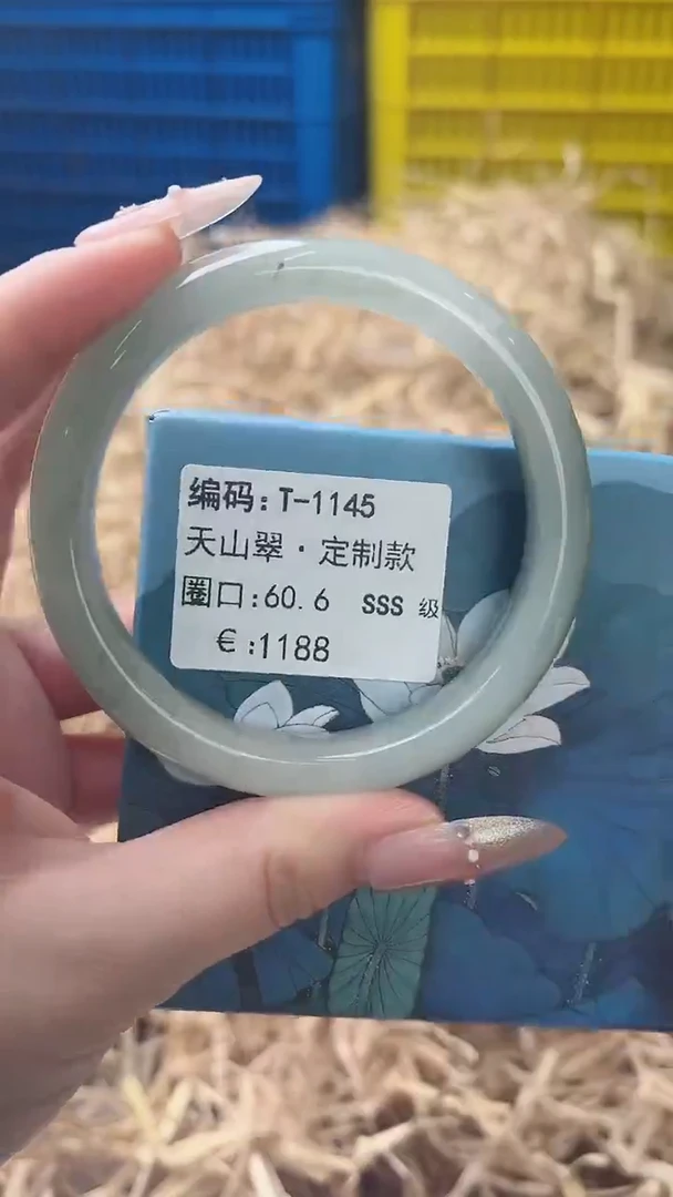 未镶嵌手镯石英质玉T-1145