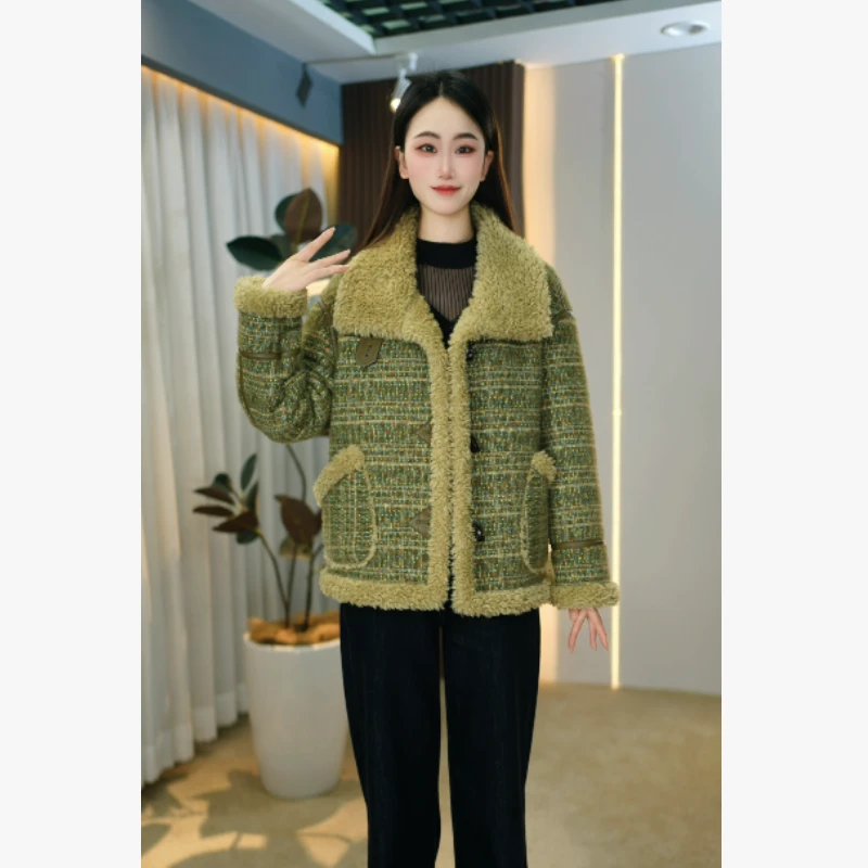 【垚佳定制】D8188气质保暖外套2025秋冬新款显瘦时尚休闲短外套女