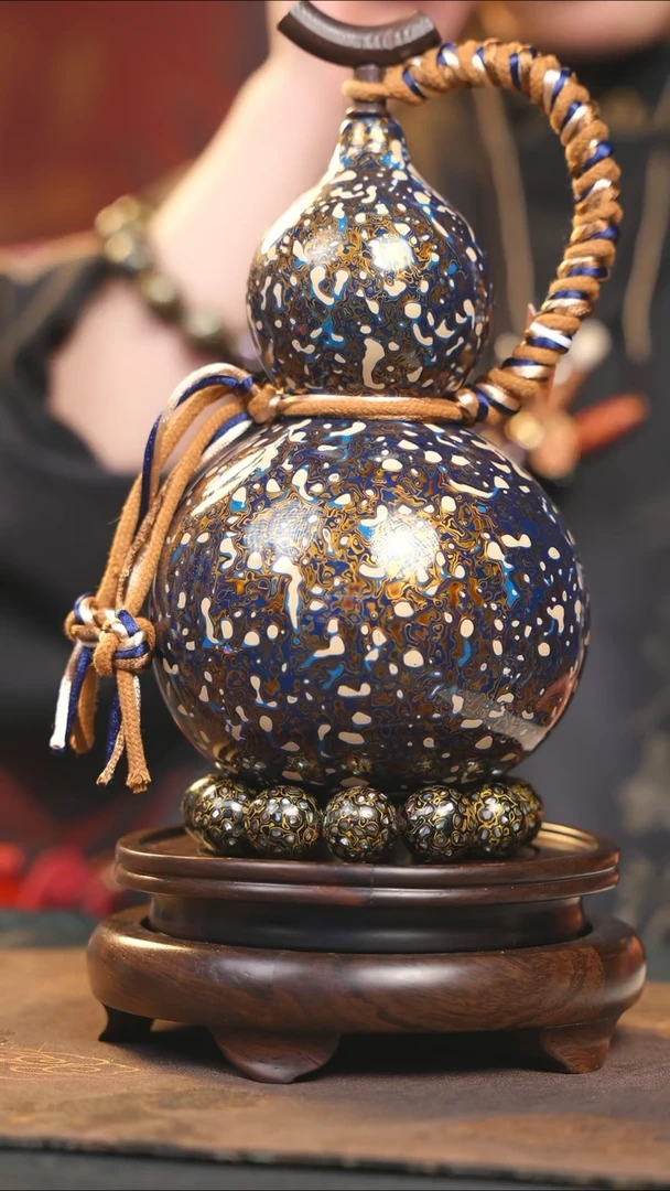【闪购商品】YS252漆艺酒葫芦不包手串及旋转底座