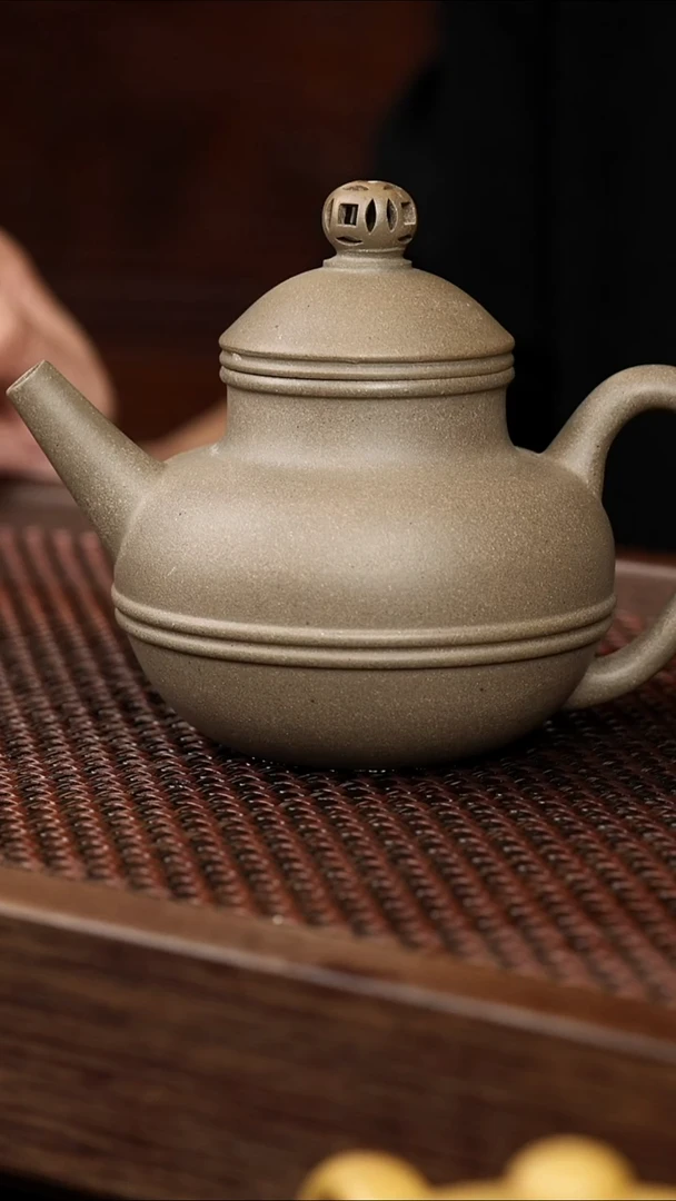 茶壶紫砂6-1玉带{青}