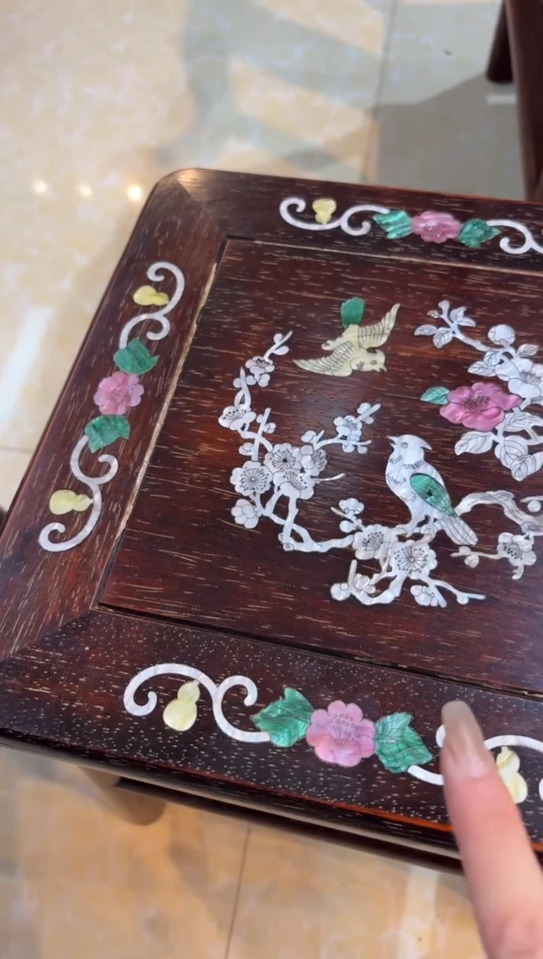 欭*木木紫檀木富贵凳木木