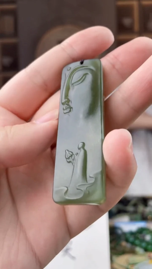 颈饰未镶嵌和田玉拍一发一，多样性发货