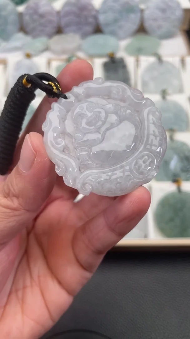 颈饰未镶嵌翡翠天然缅甸翡翠A货174