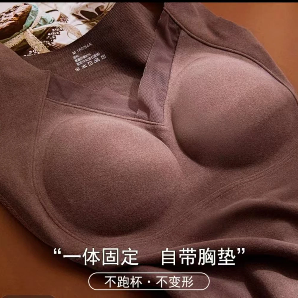 【背心】石墨烯保暖百搭美背舒适无痕上衣秋冬新年打底背心无钢圈