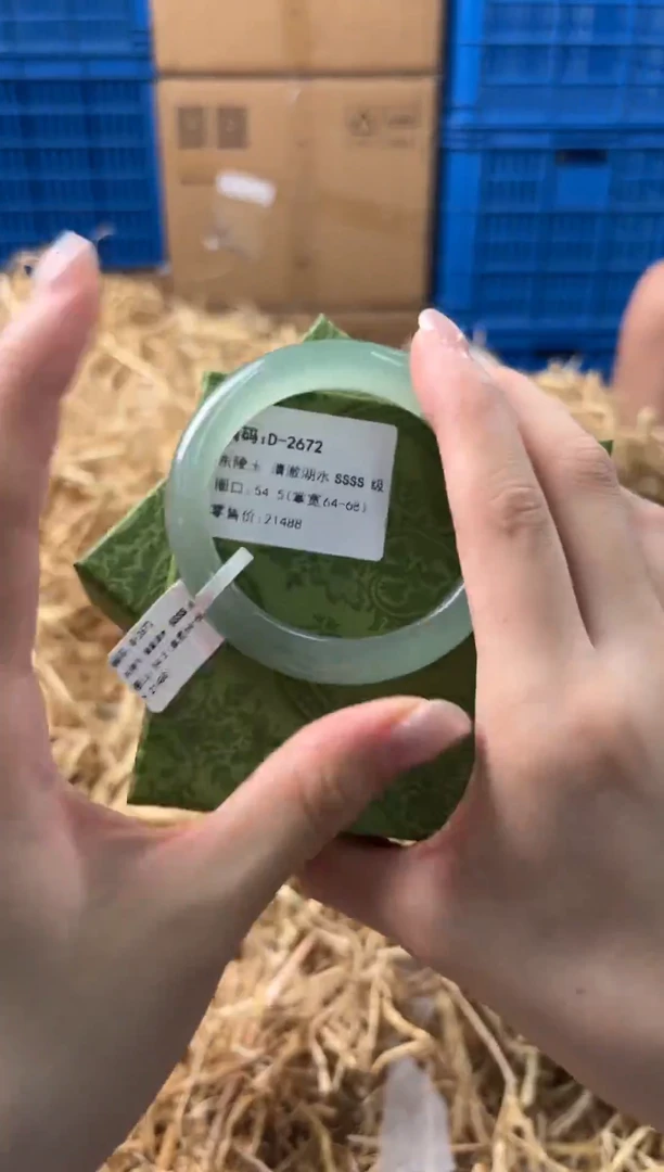 未镶嵌手镯石英质玉D-2672