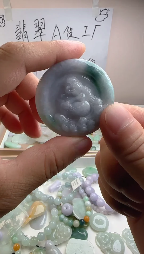 颈饰未镶嵌翡翠翡翠