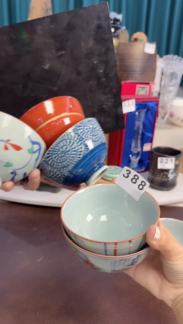 388有田烧龙抵款6碗