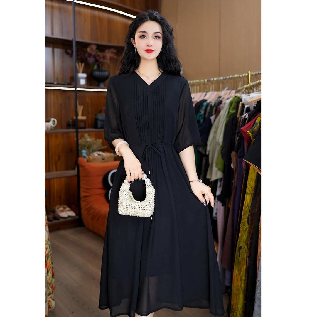 7990-8新款时尚休闲连衣裙