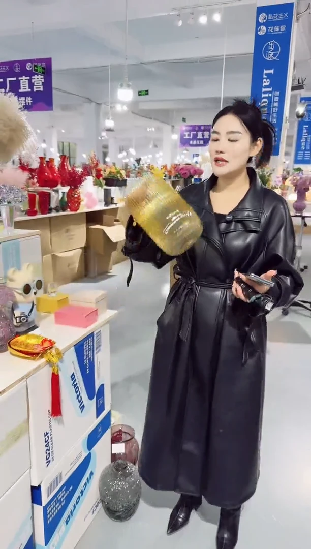 【闪购商品】无铅玻璃UU外贸仓-微瑕花瓶--7W5H8