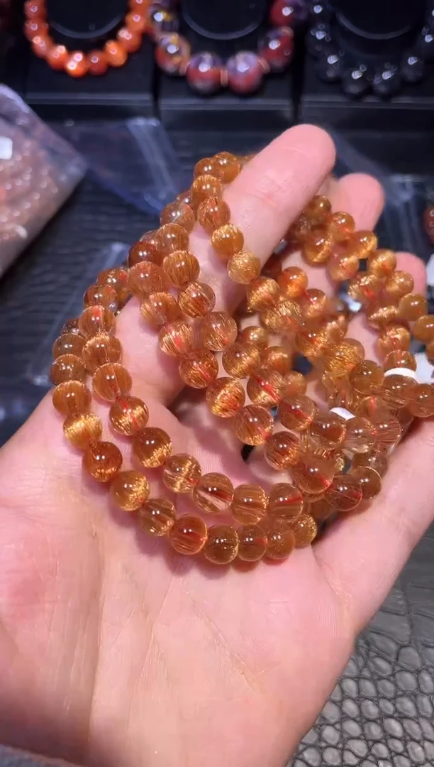 【闪购商品】水晶手链未镶嵌发晶单圈（多样性发其一）