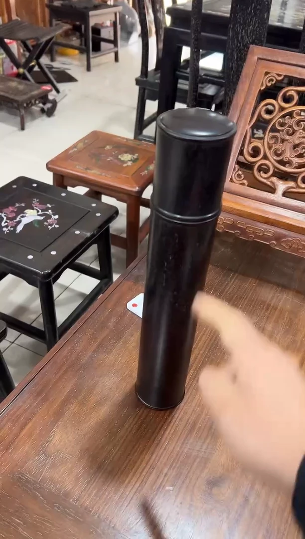紫檀木素面大香筒
