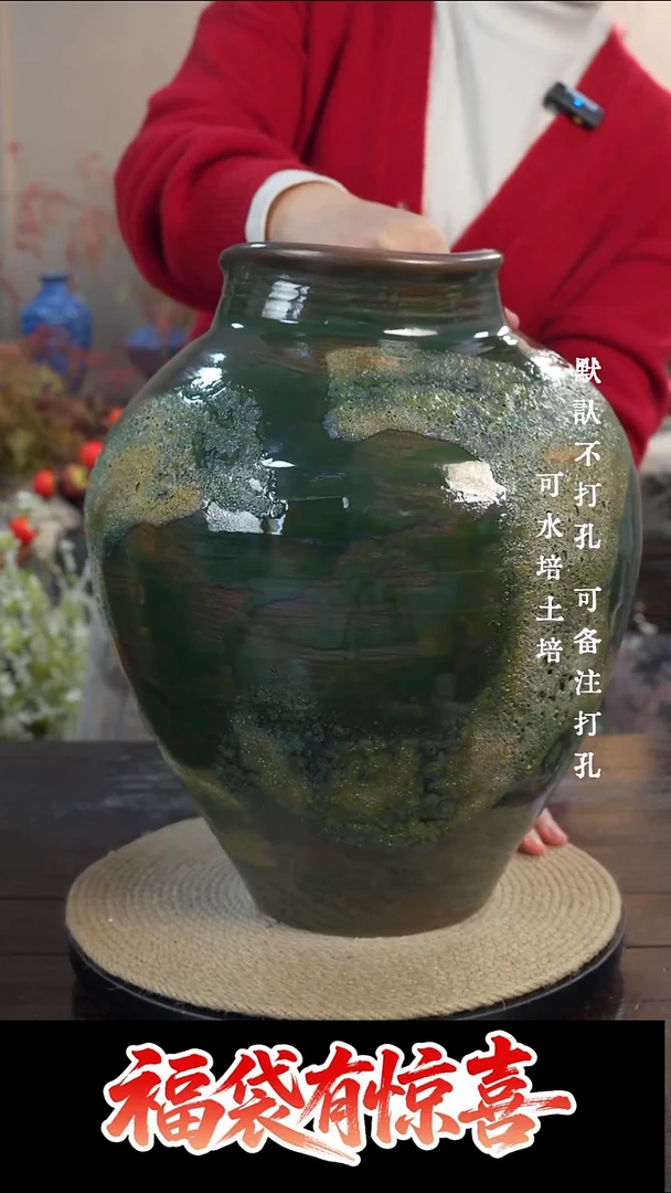 摆件陶芮*?09景德镇高档陶瓷花瓶