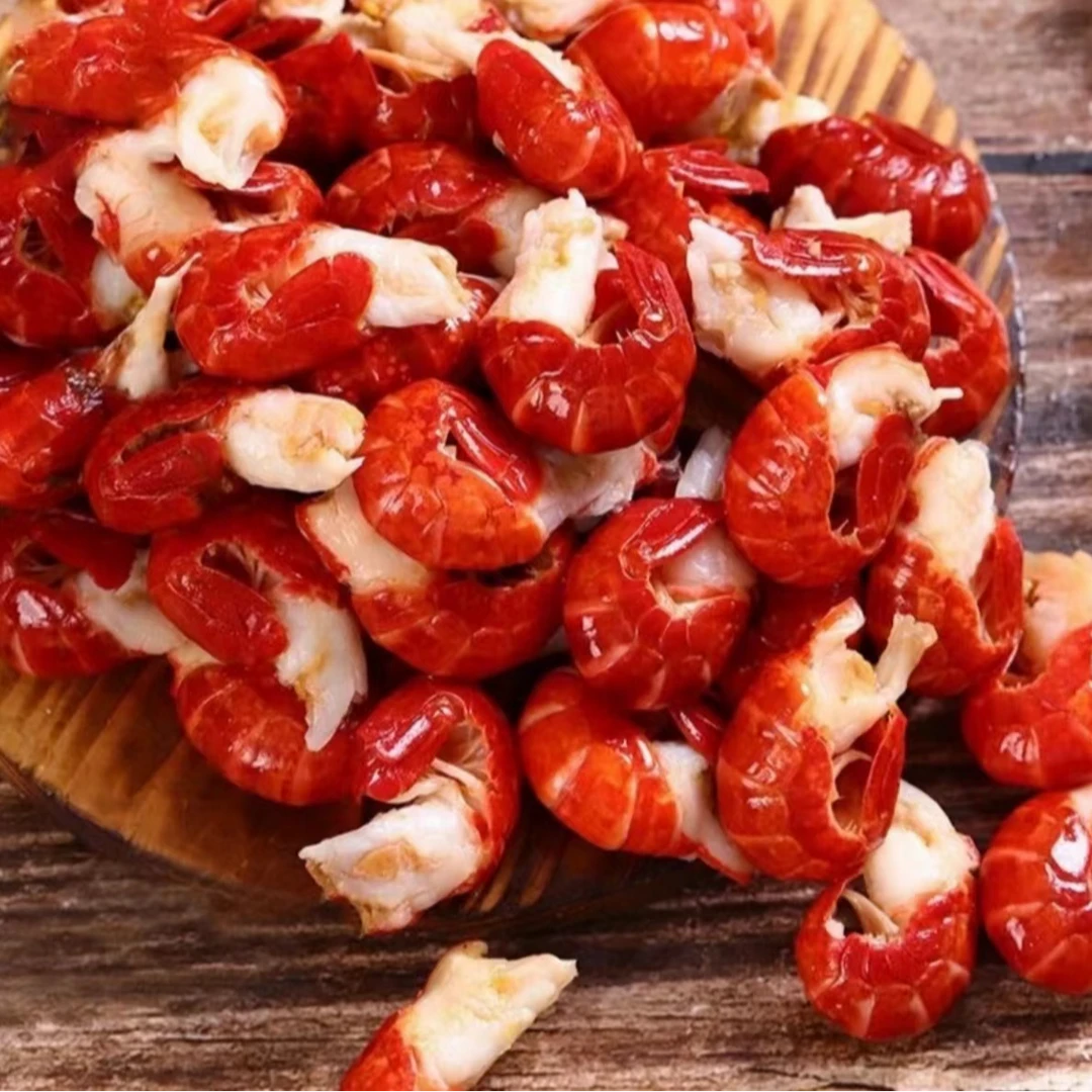 无冰衣 二级龙虾尾 160粒/斤 3/6斤 净重 生鲜